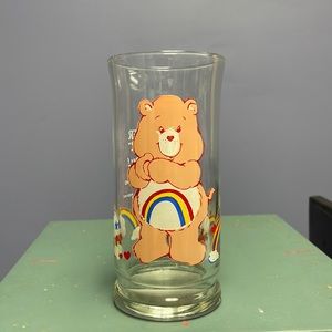 Care Bears vintage collectible glass